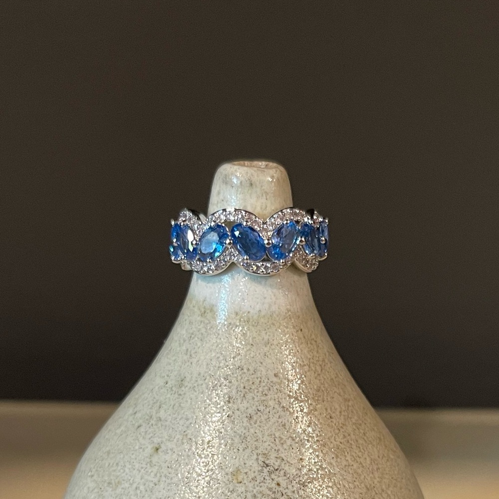 Brilliancy Fleeting Forever Aqua Blue Ring bomb party